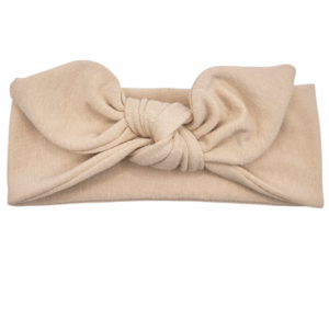 Opaska z kokardą beżowa