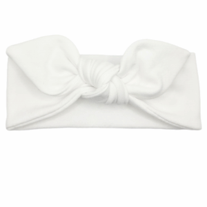 Opaska z kokardą biała