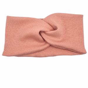 Opaska szeroka przeplatana na głowę antyczny róż