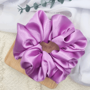 Scrunchie oversized fioletowa