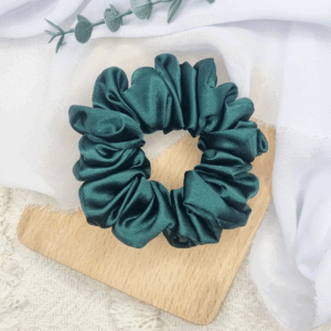 Scrunchie standard butelkowa zieleń