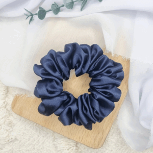 Scrunchie standard granatowa