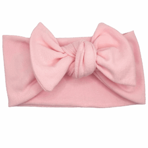 Opaska szeroka z kokardą średni róż