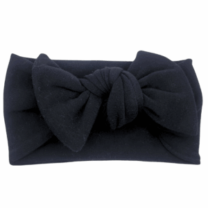 Opaska szeroka z kokardą czarna