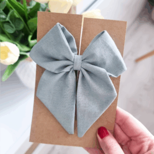 Kokardka Elen - spinka szałwia