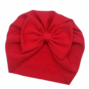 Turban z kokardką czerwony