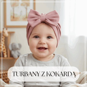 Turbany z kokardą
