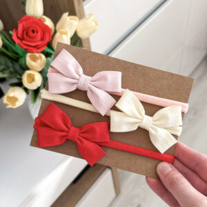 Kokardki Mia - opaski - zestaw #1