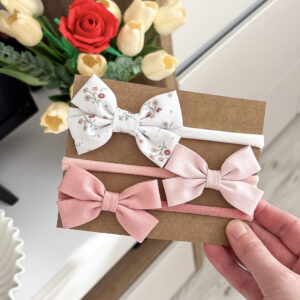 Kokardki Mia - opaski - zestaw #3