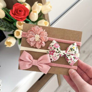 Kokardki Mia - opaski - zestaw #5