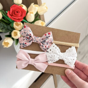 Kokardki Mia - opaski - zestaw #4