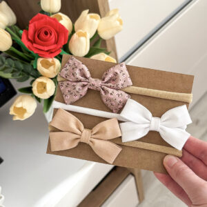 Kokardki Mia - opaski - zestaw #8