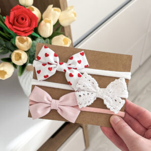 Kokardki Mia - opaski - zestaw #12