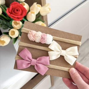 Kokardki Mia - opaski - zestaw #13