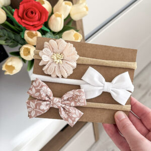 Kokardki Mia - opaski - zestaw #14