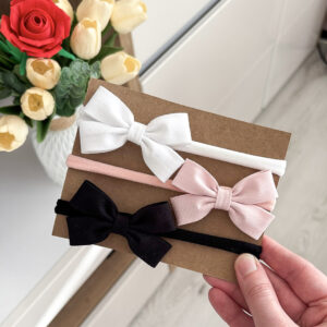 Kokardki Mia - opaski - zestaw #10