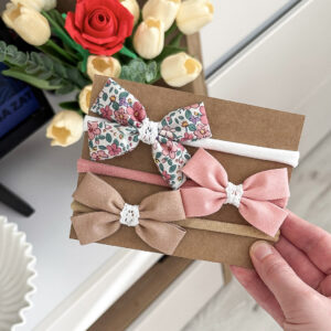 Kokardki Mia - opaski - zestaw #16