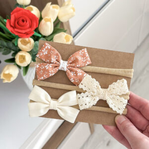 Kokardki Mia - opaski - zestaw #18