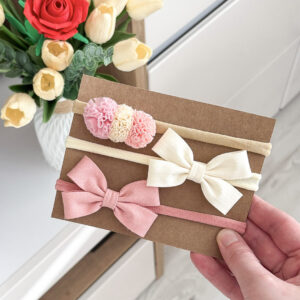 Kokardki Mia - opaski - zestaw #9