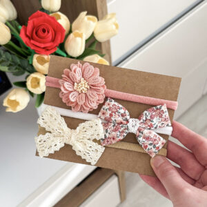 Kokardki Mia - opaski - zestaw #17