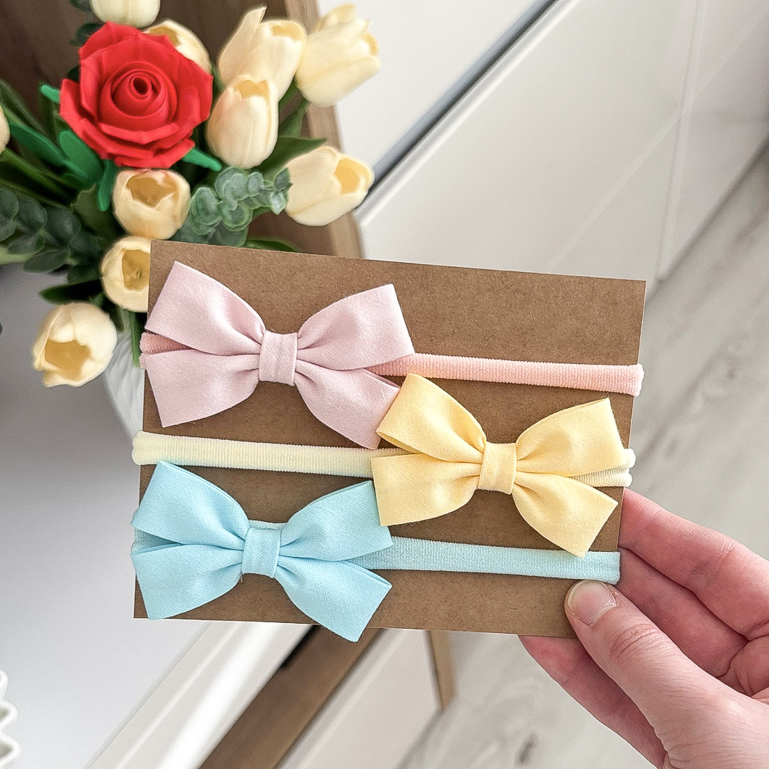 Kokardki Mia - opaski - zestaw #21