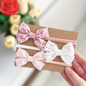 Kokardki Mia - opaski - zestaw #24