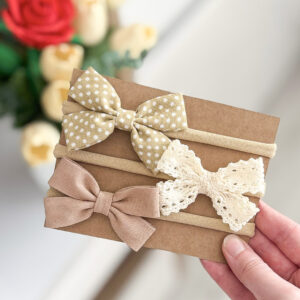 Kokardki Mia - opaski - zestaw #28