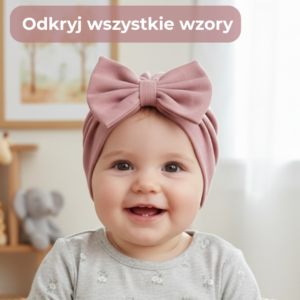 Turbany z kokardą
