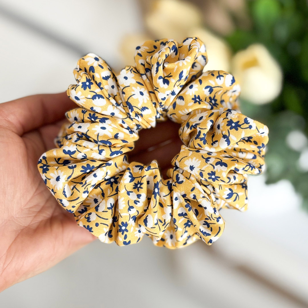 Gumka do włosów scrunchie – Daisy – Maxi