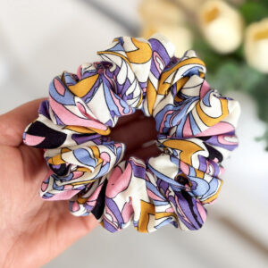 Gumka do włosów scrunchie – Livia – Maxi