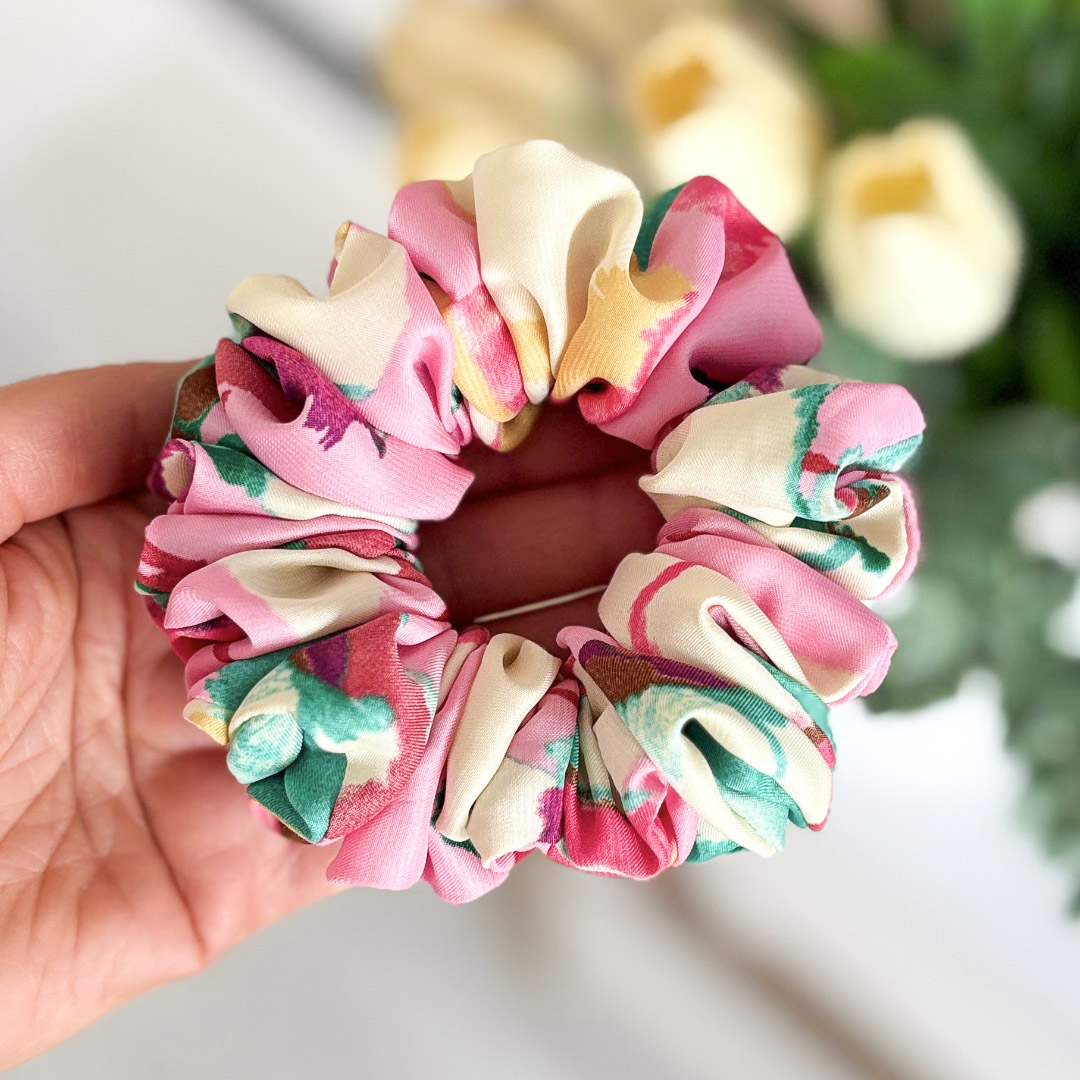 Gumka do włosów scrunchie – Iris – Midi