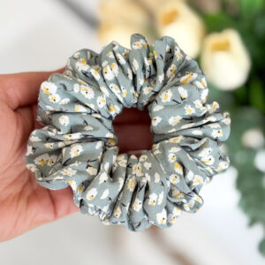 Gumka do włosów scrunchie – Flora – Maxi