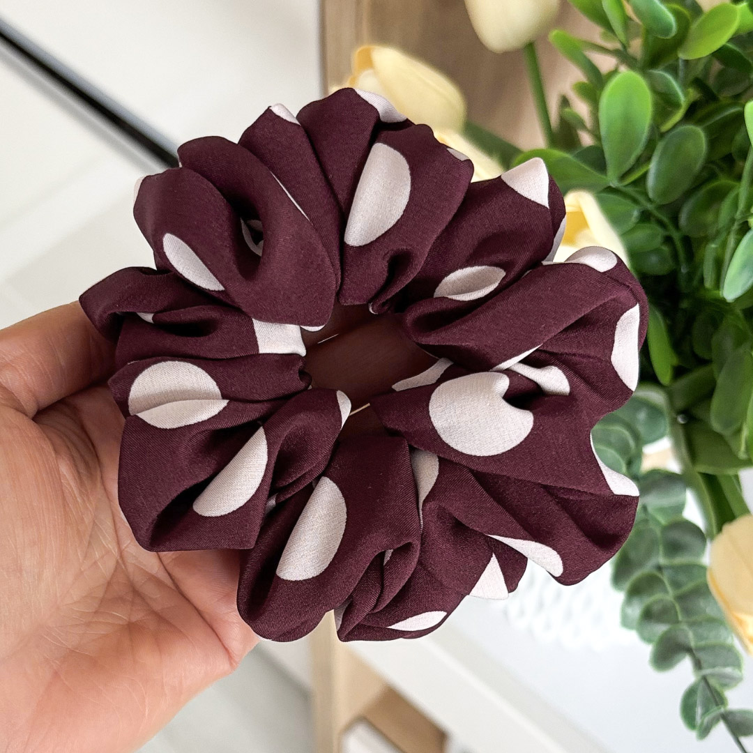 Gumka do włosów scrunchie – Elena – Maxi