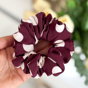 Gumka do włosów scrunchie – Elena – Midi