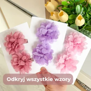 Spinki kwiatuszki