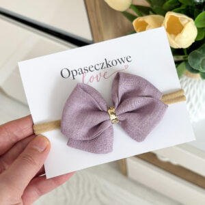 Opaska Lili - fioletowa- len